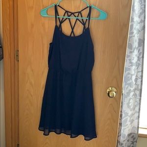 Formal dress with detail in the back